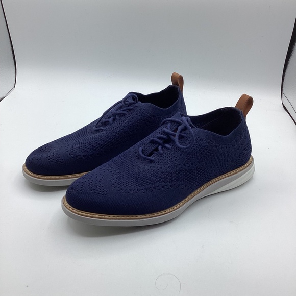 Men’s Cole Haan Grand Evolution Stitchlite Navy Oxford Shoes Size 7.5 main image 4
